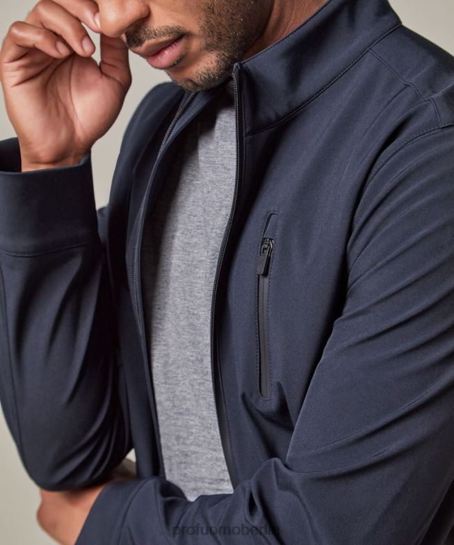 Kleidung de Profuomo Männer Soft Shell Jacke Marine BR442403