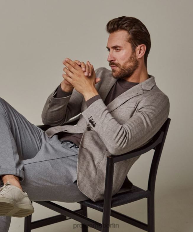 Kleidung de Profuomo Männer Strickjacke braun BR442414