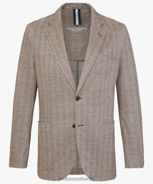 Kleidung de Profuomo Männer Strickjacke braun BR442414