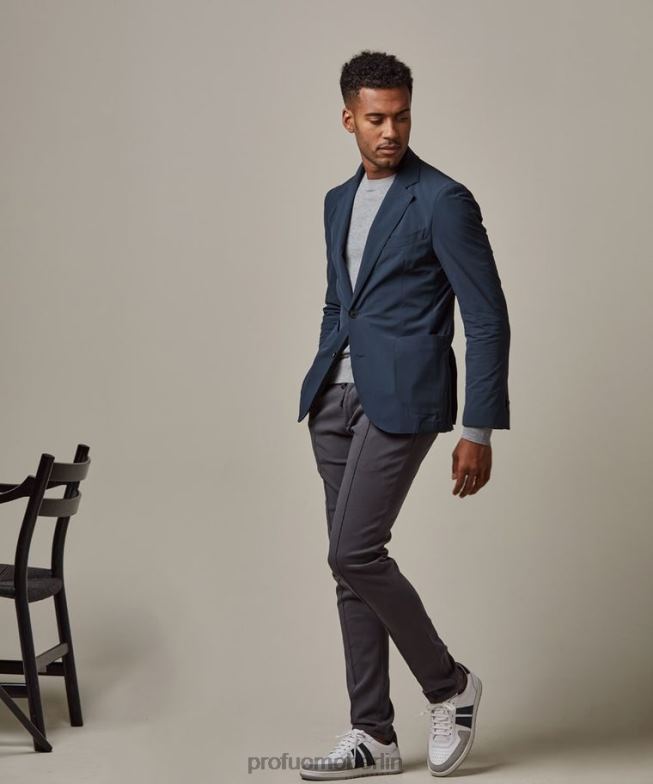 Kleidung de Profuomo Männer Tech-Jacke Marine BR442415