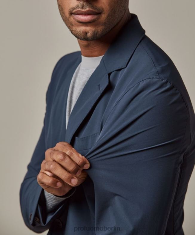 Kleidung de Profuomo Männer Tech-Jacke Marine BR442415