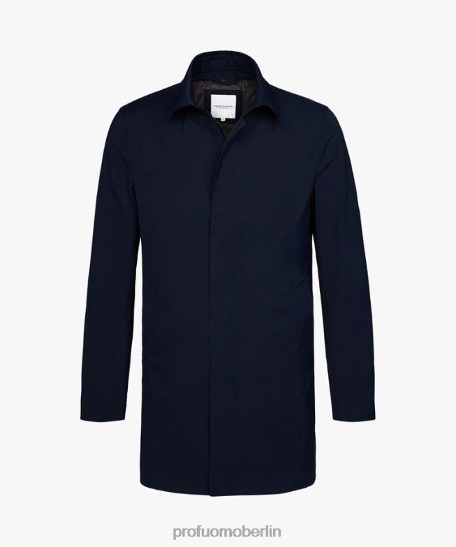 Kleidung de Profuomo Männer Magnet-Regenmantel Marine BR442404
