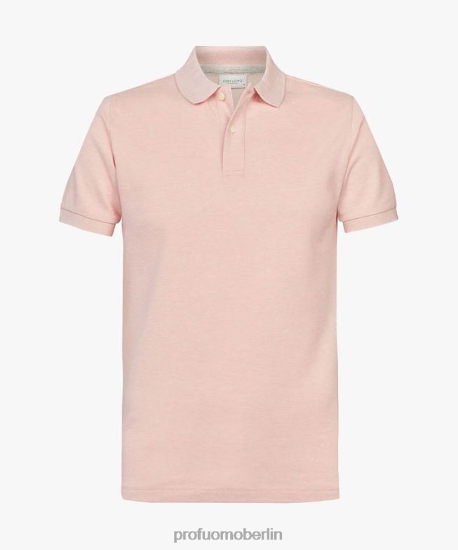 Kleidung de Profuomo Männer Piqué-Polo Hell-Pink BR442174