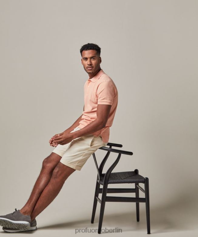 Kleidung de Profuomo Männer Piqué-Polo Rosa BR442173