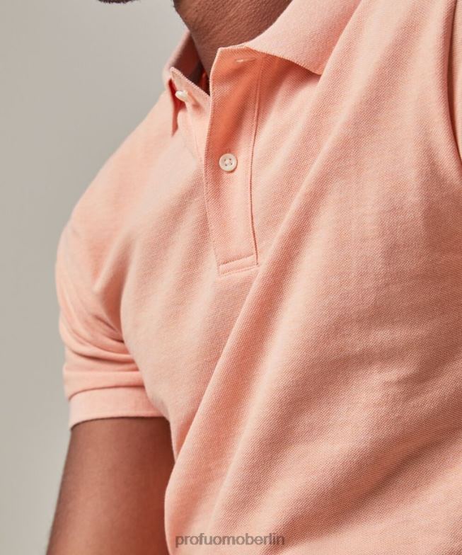 Kleidung de Profuomo Männer Piqué-Polo Rosa BR442173