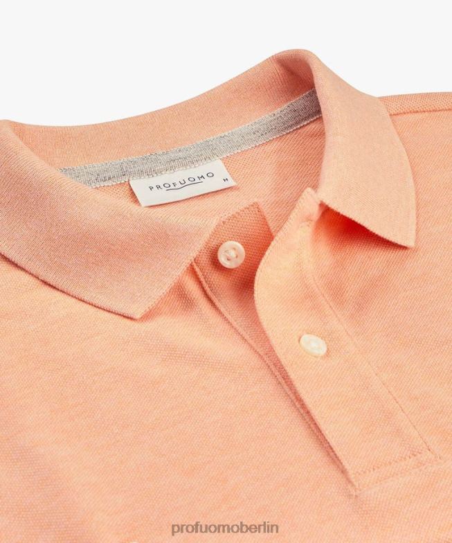 Kleidung de Profuomo Männer Piqué-Polo Rosa BR442173