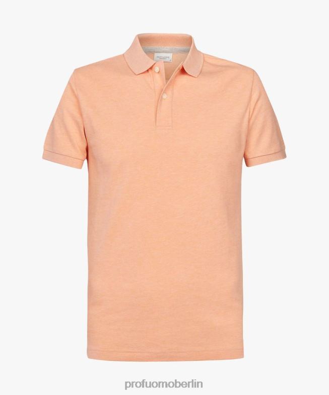 Kleidung de Profuomo Männer Piqué-Polo Rosa BR442173