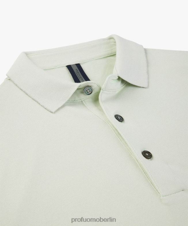 Kleidung de Profuomo Männer Stretch-Polo Minze BR442203