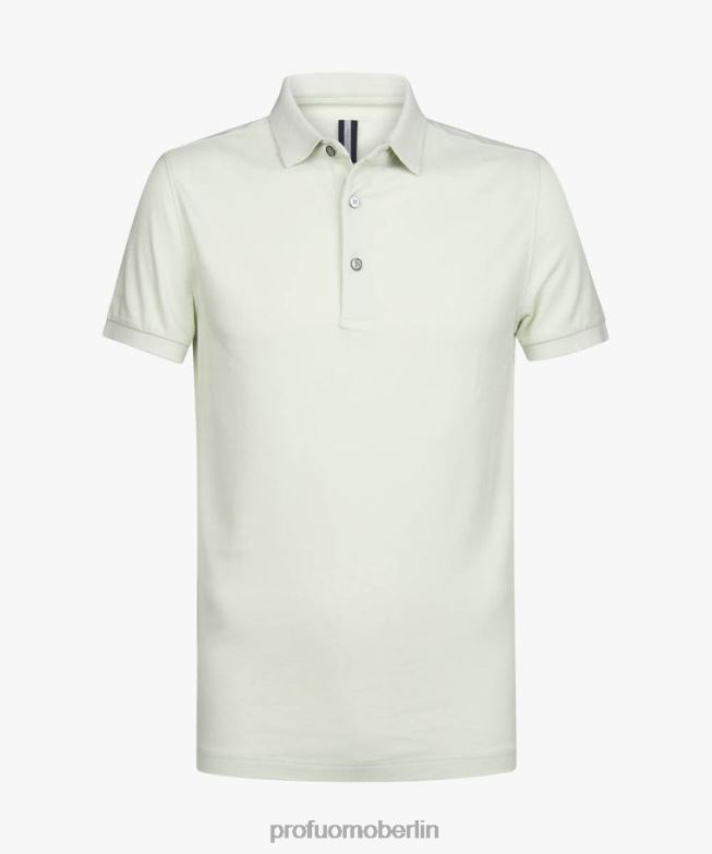 Kleidung de Profuomo Männer Stretch-Polo Minze BR442203