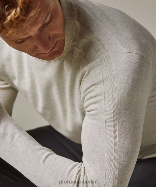 Kleidung de Profuomo Männer Luxus-Rundhalsausschnitt Grün BR442268