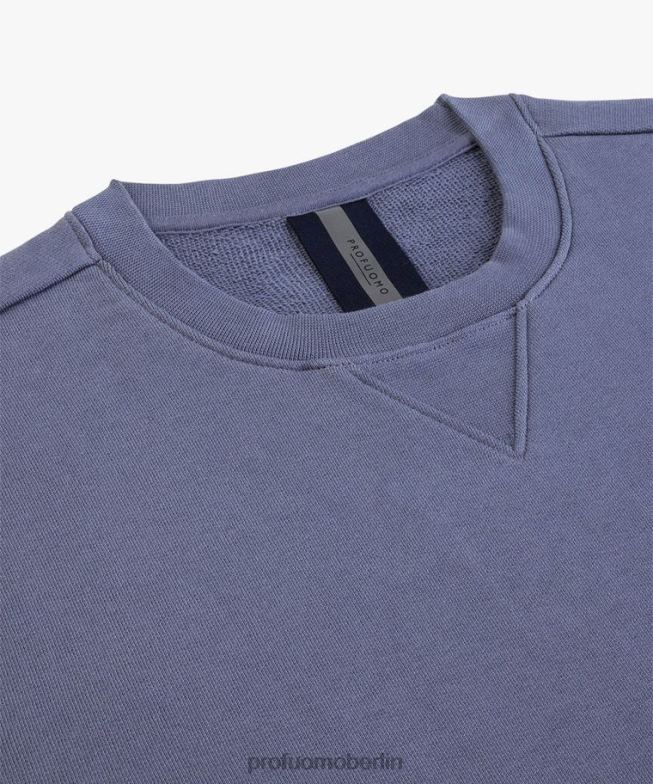 Kleidung de Profuomo Männer Pullover Blau BR442235