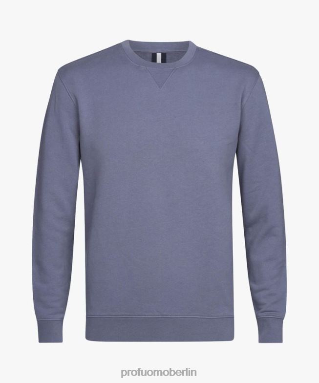 Kleidung de Profuomo Männer Pullover Blau BR442235