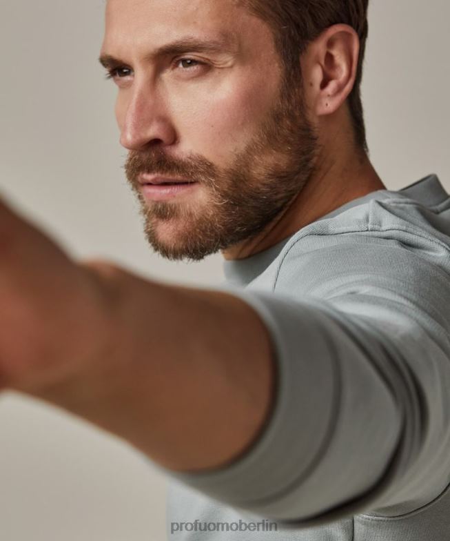 Kleidung de Profuomo Männer Pullover Grün BR442226