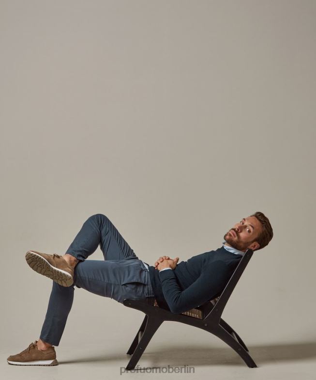 Kleidung de Profuomo Männer Rundhalsausschnitt Marine BR442308