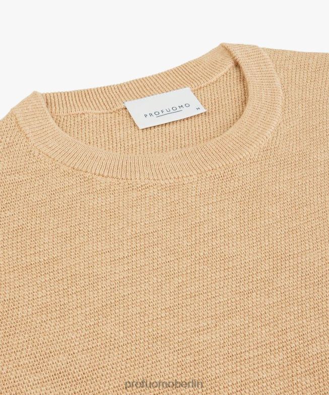 Kleidung de Profuomo Männer Rundhalsausschnitt orange BR442230