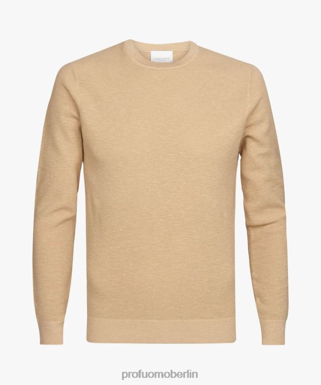 Kleidung de Profuomo Männer Rundhalsausschnitt orange BR442230