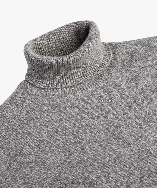 Kleidung de Profuomo Männer Rollkragenpullover aus Wolle Anthra BR442286