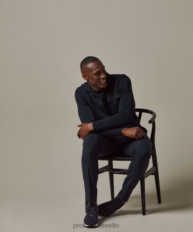 Kleidung de Profuomo Männer Luxus-Cardigan Marine BR442273