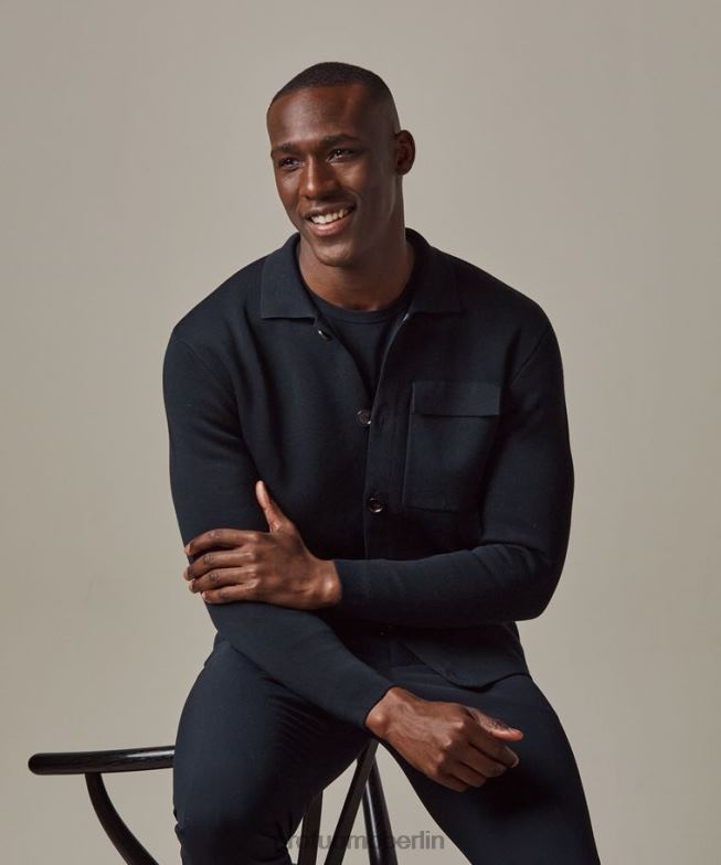 Kleidung de Profuomo Männer Luxus-Cardigan Marine BR442273