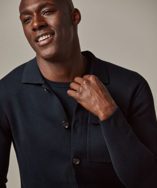 Kleidung de Profuomo Männer Luxus-Cardigan Marine BR442273