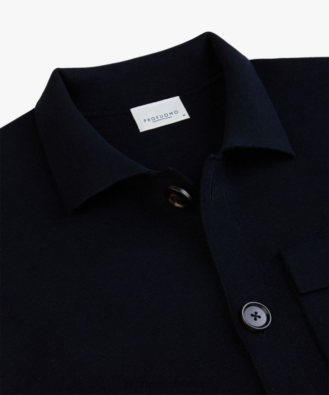 Kleidung de Profuomo Männer Luxus-Cardigan Marine BR442273