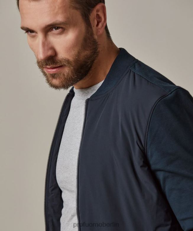 Kleidung de Profuomo Männer Strickjacke Marine BR442221