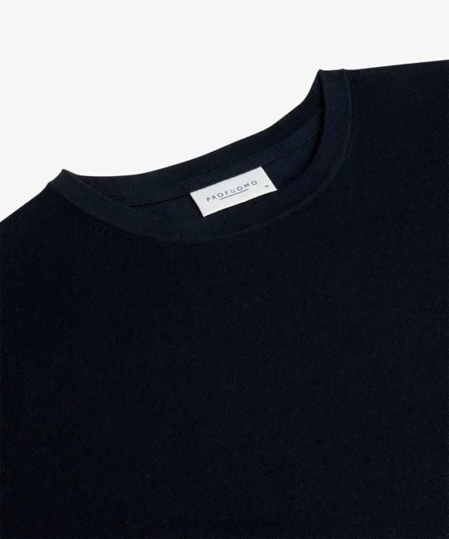 Kleidung de Profuomo Männer Luxus-Longsleeve Marine BR442243