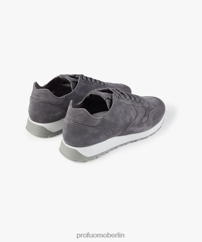 Schuhe de Profuomo Männer Wildlederläufer grau BR442430
