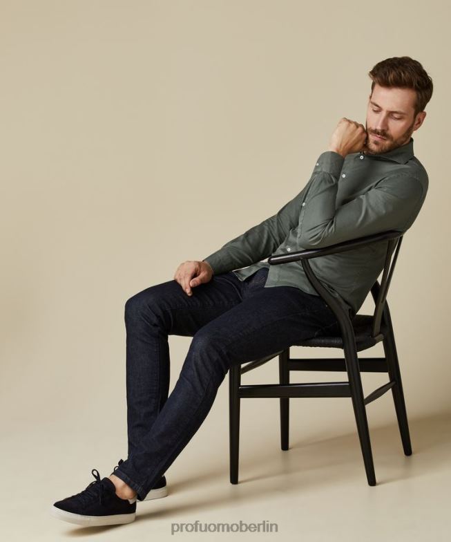 Schuhe de Profuomo Männer Wildleder-Sneaker Marine BR442425