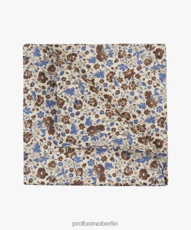 Zubehör de Profuomo Männer Einstecktuch aus Seide Marine BR442467