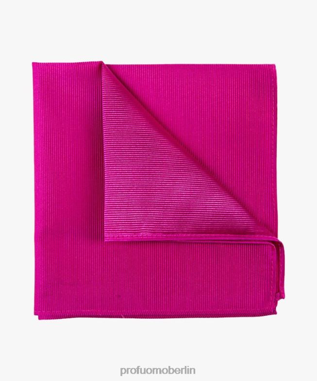 Zubehör de Profuomo Männer Einstecktuch aus Seide fuxia BR442716