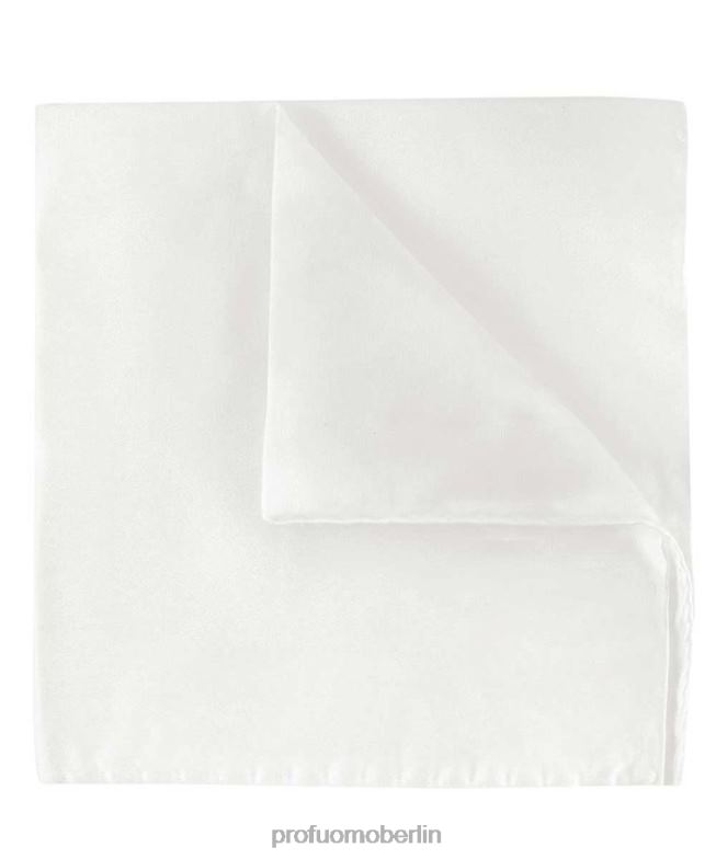 Zubehör de Profuomo Männer Hochzeits-Einstecktuch aus Seide cremefarben BR442723