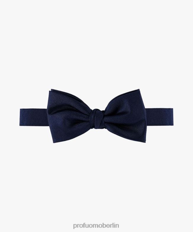 Zubehör de Profuomo Männer Fliege aus Oxford-Seide Marine BR442657