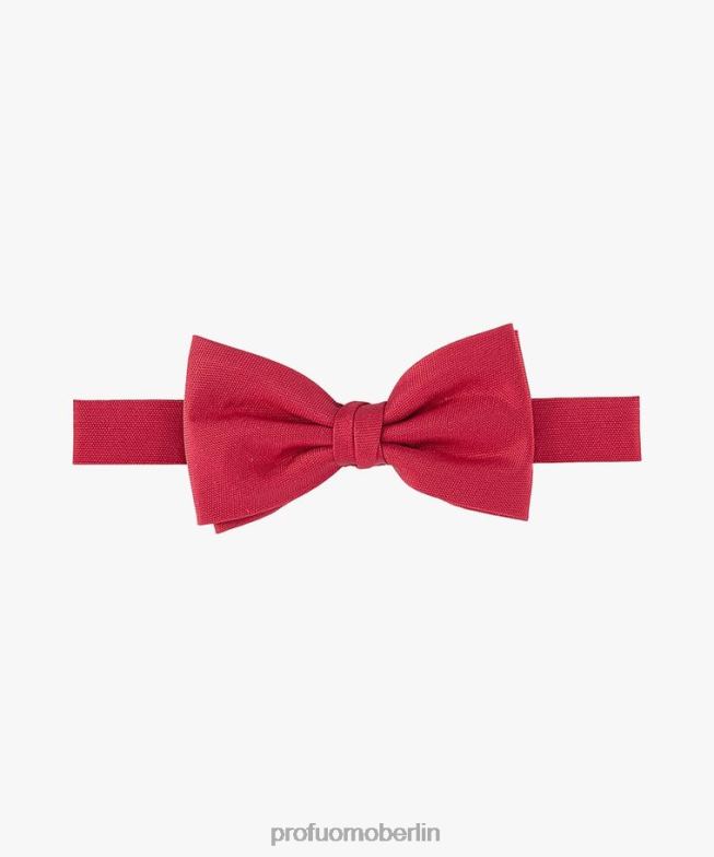 Zubehör de Profuomo Männer Fliege aus Oxford-Seide Rot BR442647