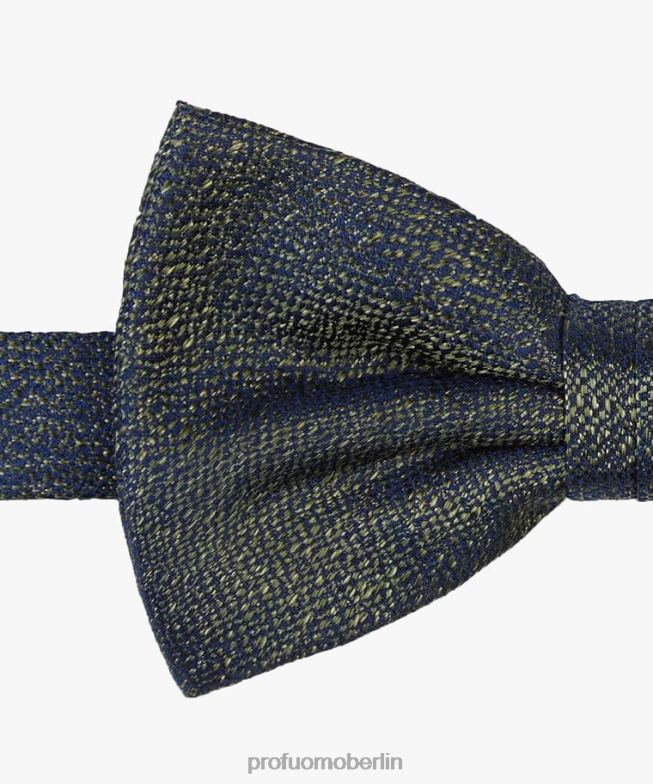 Zubehör de Profuomo Männer Fliege aus Seide Grün BR442482