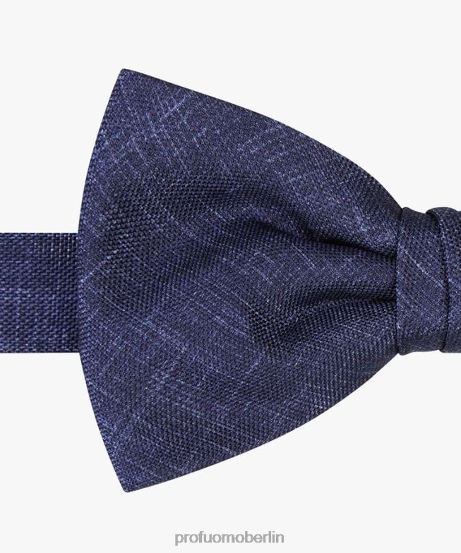 Zubehör de Profuomo Männer Fliege aus Seide Marine BR442479