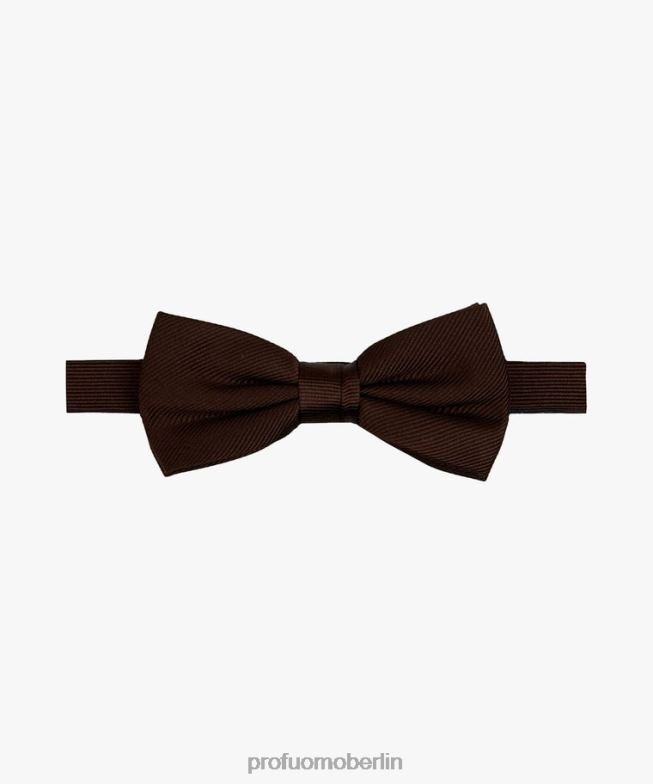 Zubehör de Profuomo Männer Fliege aus Seide braun BR442756