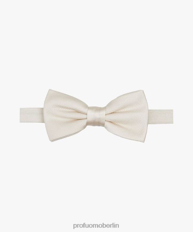 Zubehör de Profuomo Männer Fliege aus Seide naturfarben BR442636