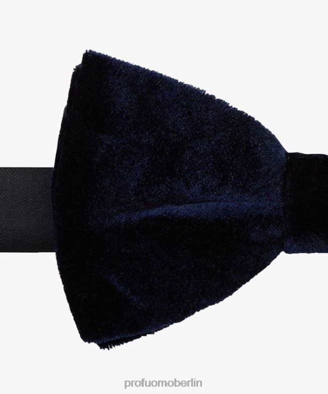 Zubehör de Profuomo Männer Fliege aus Velours Marine BR442486