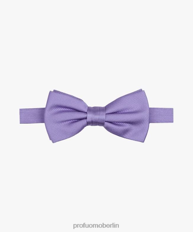 Zubehör de Profuomo Männer Fliege aus fester Seide lila BR442752