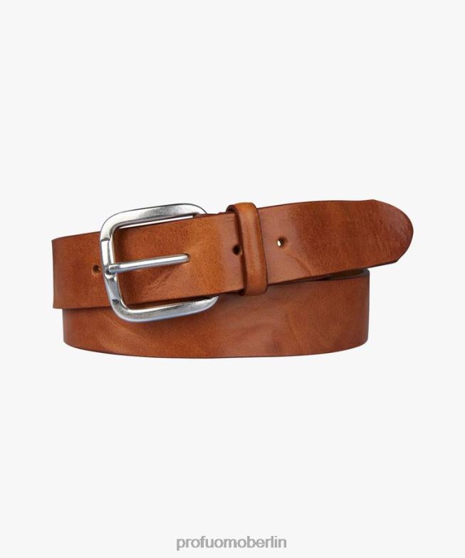 Zubehör de Profuomo Männer Lässiger Gürtel Cognac BR442522