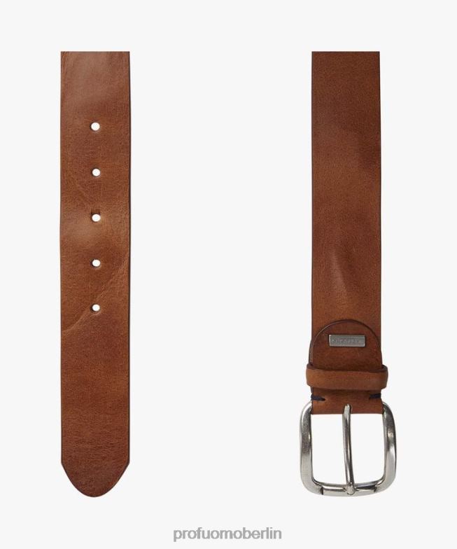 Zubehör de Profuomo Männer Lässiger Gürtel Cognac BR442522