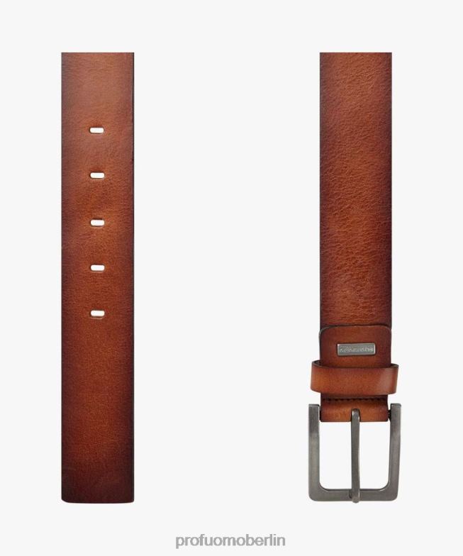 Zubehör de Profuomo Männer Lässiger Gürtel Cognac BR442534