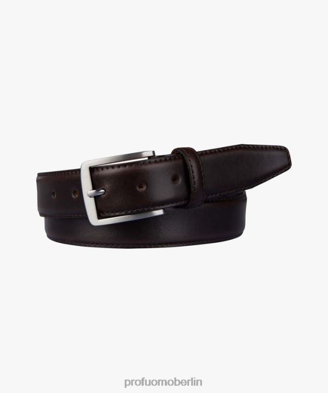 Zubehör de Profuomo Männer Ledergürtel braun BR442541