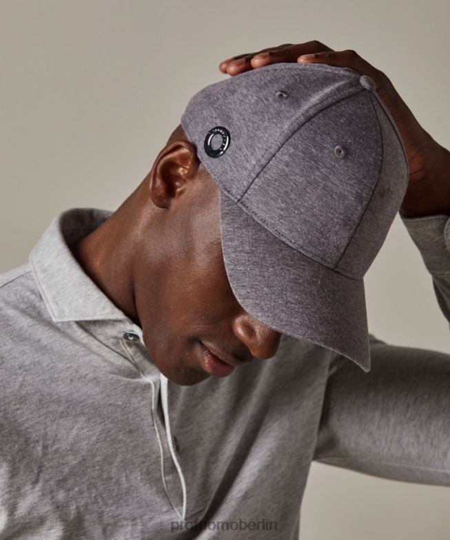 Zubehör de Profuomo Männer Baseball Kappe Anthra BR442758