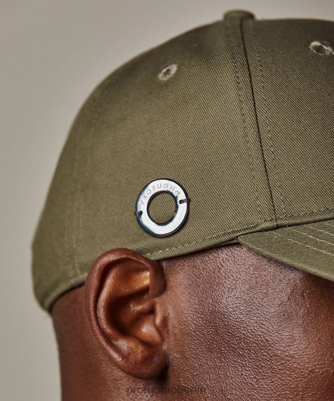 Zubehör de Profuomo Männer Baseball Kappe Armee BR442763
