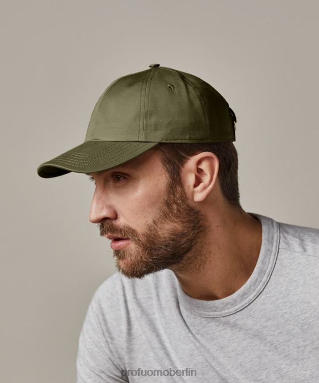 Zubehör de Profuomo Männer Baseball Kappe Grün BR442742