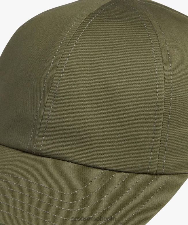 Zubehör de Profuomo Männer Baseball Kappe Grün BR442742