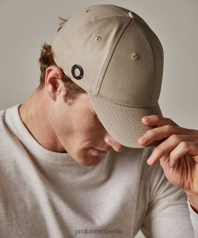 Zubehör de Profuomo Männer Baseball Kappe Taupe BR442761