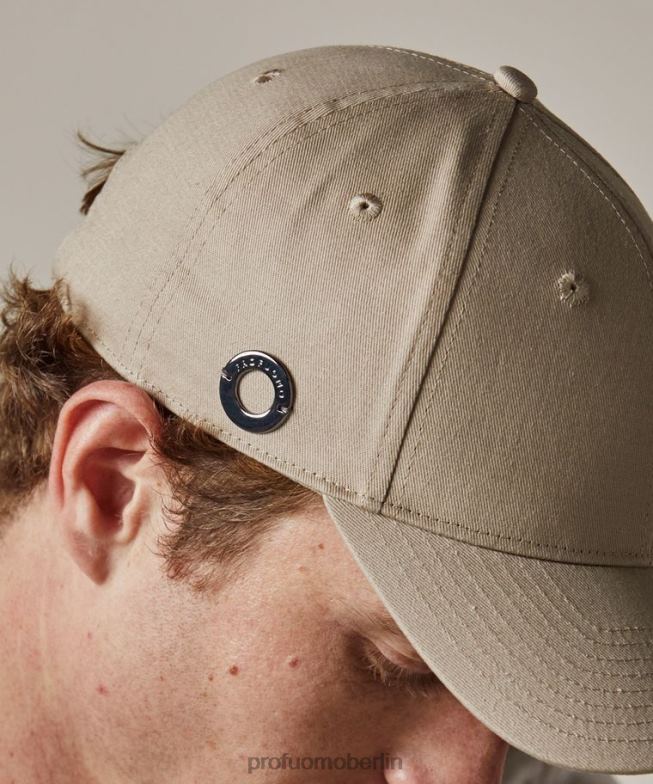 Zubehör de Profuomo Männer Baseball Kappe Taupe BR442761